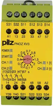 Pilz Sicherheitsschaltger&auml;t PNOZ XV3 3/24VDC 3n/o 2n/o t (774542)