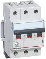 Legrand Bticino Leitungsschutzschalter TX3 C63A 3polig 6kA 3M