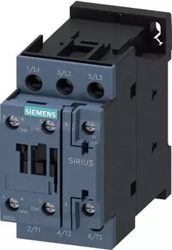 Siemens 3RT20231AR60 AC-3e 9 A/4 kW/400V,3-polig C400V/50Hz,240V/60Hz,1S+1Ö chraub