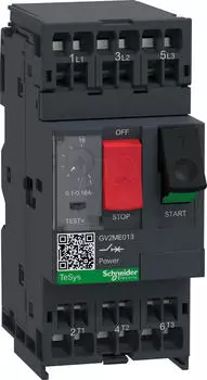 Schneider Electric Schneider GV2ME013 3p 0,1-0,16A Tasterbetätigung Federzuganschluss