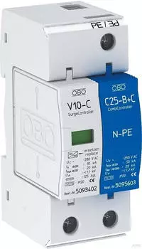 OBO Bettermann SurgeController V10-C 1+NPE-280 V10 1polig NPE (5093418)