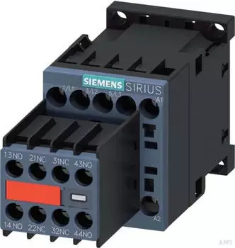 Siemens AC-3e 12 A/5,5 kW/400V 3-polig AC 230V 50/60Hz,2S+2Ö chraub (3RT20171AP043MA0)