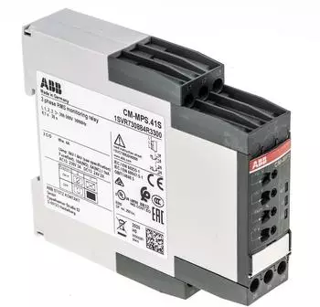ABB CM-MPS.41S Dreiphasenüberwachungsrelais 2We 0 1-30s L1-L2-L3=3x300-500VA (1SVR730884R3300)