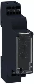 Schneider Electric 10 Funktionen 0 1 s-100 h Relais 1 W 12-240VAC DC Feder (RE17RMMWS)
