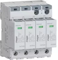 Hager &Uuml;berspannungsabl 4P TNS 40 kA SPE440S