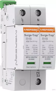 Mersen &Uuml;berspannungsableiter Typ 1+2 12,5kA Uc320V 2+0 TNS (STPT12-12K320V-2P)