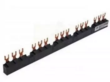 Schneider Electric GV2G554 Sammelschiene 3P 63A 54mm 5 Abgangsstellen (GV2G554)