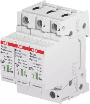 ABB OVR T2 80-440s P QS &Uuml;berspannungsschutz 400/690V 1-polig Imax 80kA (2CTB815708R4100)