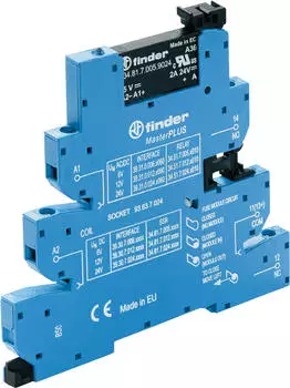 Finder SSR-Koppelrelais MasterPLUS 1 Schlie&szlig;er, 2A, 24VDC/24VDC (39.30.7.024.9024)