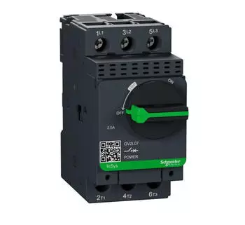 Schneider Electric GV2L07 Motorschutzschalter 3-polig 2,5A magnetischer Ausl&ouml;ser (GV2L07)