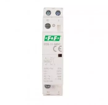 F&F Modularschütz Schienenmontage 1×NO+1×NC 25A 24V DC (ST25-11-24DC)