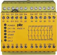 Pilz Not-Aus-Schaltger&auml;t PNOZ 11 230-240V AC 24V DC 7n/o 1nc