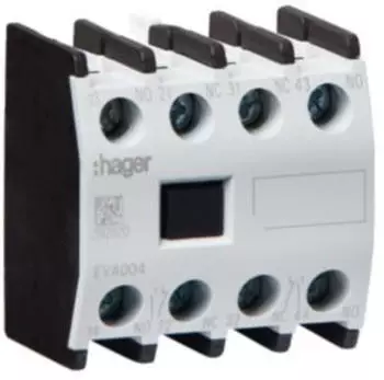 Hager EVA004 Hilfskontakt 2S+2&Ouml; (EVA004)