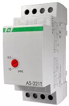 F&F Treppenhausautomat Treppenlichtzeitschalter 230V 10A mit Warnfunktion (AS-221T)