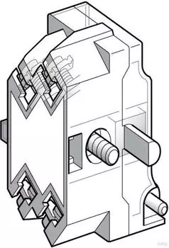 Schneider Electric Hilfsschalterblock 1S Standard Silberlegierung (9001KA2)