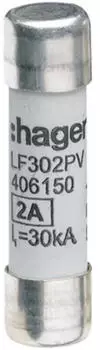 Hager LF312PV Zylindrische PV-Sicherung 10x38mm 1000V DC 12A (LF312PV)