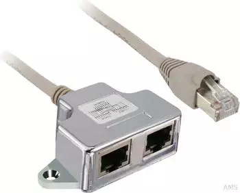 Schneider Electric Modbus T-Verteiler 1x RJ45 Stecker, 2x RJ45 Buchse, 0,3m (VW3A8306TF03)