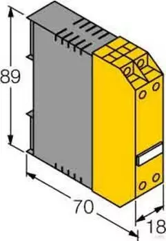 Turck MK73-R22 Relaiskoppler 2-kanalig 24VUC (75200)