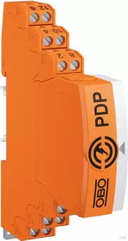 OBO Bettermann PDP-2x2-48-D-OS Steckbarer Datenleitungsschutz 2x2-polig 48V direkte Erdung (5080364)