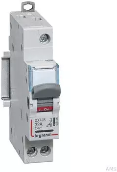 Legrand DX3 Lasttrennschalter 1-polig 32A 250VAC beleuchtet AC-22A (406406)