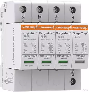 Mersen &Uuml;berspannungsableiter Typ 2+3 20kA 275V 3+1 (STPT23-20K275V-4)