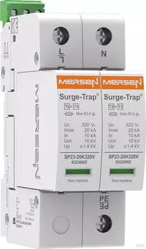Mersen &Uuml;berspannungsableiter Typ 2+3 20kA 320V 2+0 TNS (STPT23-20K320V-2)