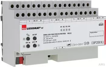 B.E.G. DIM4-230/UNI/250/H/KNX REG Dimmaktor 4-Kanal (90222)