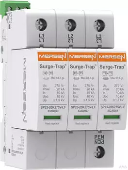 Mersen &Uuml;berspannungsableiter Typ 2+3 20kA 275V 3+0 (STPT23-20K275V-3)