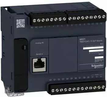 Schneider Electric Modicon M221 Programmierbare Steuerung 24 E/A PNP Transistor (TM221C24T)