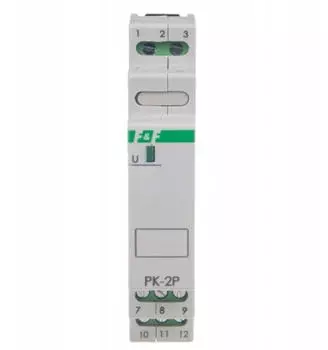 F&F Elektromagnetisches Relais 2P 8A 12V AC/DC (PK-2P-12V)
