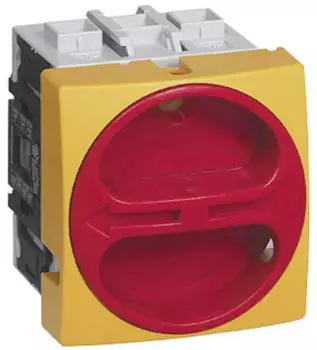 BACO Lasttrennschalter 3-polig 80A 90&deg; Gelb/Rot (BA0172401)