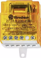 Finder Stromsto&szlig;-Schalter Unterputz 27.06.8.230.4000 2 Schlie&szlig;er 230 V/AC 10A...