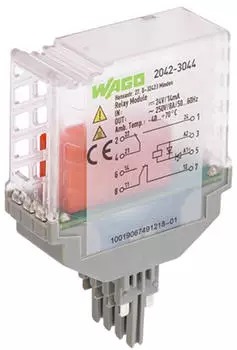 Wago Relaismodul DC 24V, 2 Wechsler (2042-3044)
