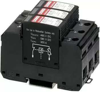 Phoenix Contact VAL-MS 1000DC-PV/2+V &Uuml;berspannungsableiter Typ 2 DC PV (2800628)