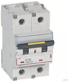 Legrand DX3 Leitungsschutzschalter D-Charakteristik 2-polig 100A 400VAC (409459)