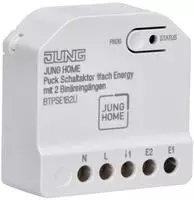 Jung JUNG HOME Puck BT P SE1 B2 U Schaltaktor 1f Energy m.2 Bin&auml;reing&auml;ngen