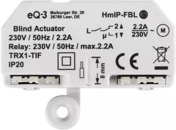 HomeMatic Jalousieaktor Unterputz 3er-Set (151398A0)