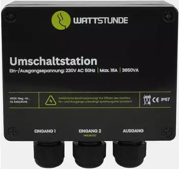WATTSTUNDE NVS Umschaltstation Netzvorrangschaltung 16A