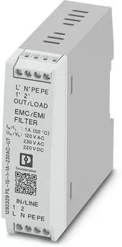 Phoenix Contact EMV-Filter FIL-1S-1-1A-230AC-UT 1-phasig 230V AC/DC 1A DIN-Schiene (1292329)