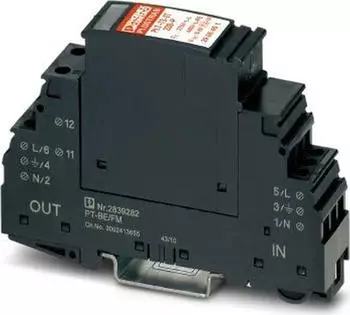 Phoenix Contact PLT-T3-IT-230-FM &Uuml;berspannungsschutzger&auml;t Typ 3, 230V (2906450)
