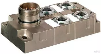 Murrelektronik MVP-Verteiler Metall 4&times;M12 5-pol, Stecker M23 19-pol (8000-54722-0000000)