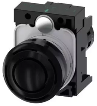 Siemens Akustikmelder 22mm rund Kunststoff schwarz AC/DC 24V (3SU1200-6KB10-1AA0)