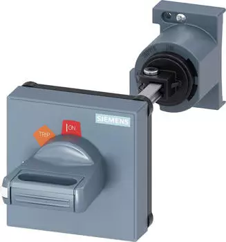 Siemens T&uuml;rkupplungsdrehantrieb f&uuml;r Leistungsschalter S00&ndash;S3, 130mm Welle, schwarz (3RV29261B)