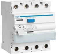 Hager CDA425D Fehlerstromschutzschalter / FI-Schalter, 4-polig, 6kA, 25A, 30mA, Typ A