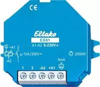 Eltako Stromsto&szlig;schalter ES61-UC Unterputz, 230V, 16A, 1 Schlie&szlig;er, elektronisch