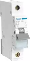 Hager MBN116, Hager Leitungsschutzschalter MBN116 1-polig 6kA B-16A B16