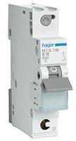 Hager MCS116, Hager MCS116 Leitungsschutzschalter 1 polig 6kA C-Charakteristik 16A
