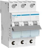 Hager MCS325 Leitungsschutzschalter, Sicherungsautomat, 3-polig, 6kA,
