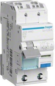 Hager FI/LS-Schalter ADS966D