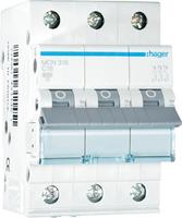 Hager MCN316, Hager MCN316 Leitungsschutzschalter 3 polig 6kA C-Charakteristik...